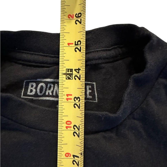 Born Free Motorcycle Show T-shirt Black Small Short Sleeve Double Sided Tee - Picture 6 of 7